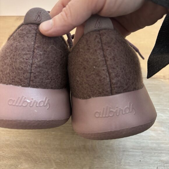 Allbirds Wool Runners Women's 8 Wide Mauve Heather Merino Wool Sneakers - Picture 8 of 15